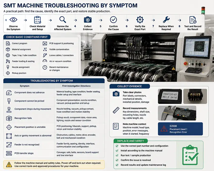 smt machine troubleshooting by symptom